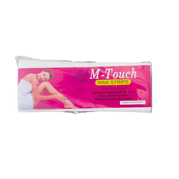 M - Touch Wax Strips Quick & Gentle Hair Removal for Smooth Skin M-Touch
