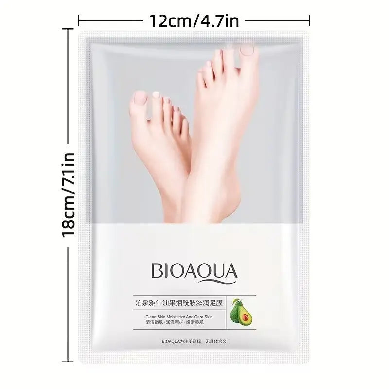 Bioaqua Avocado Niacinamide Foot Mask pre-soaked mask socks for soft smooth feet – View Product Detail