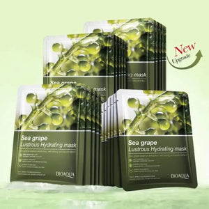 BioAqua Sea Grape Lustrous Mask - Nourishing plant fiber sheet mask Derma.pk