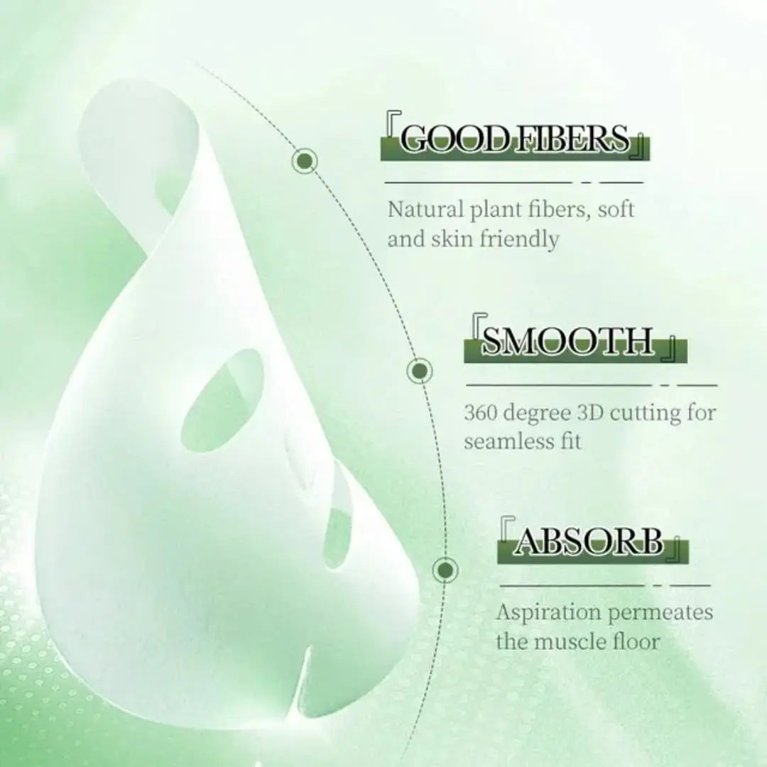 BioAqua Sea Grape Hydrating Mask - Soothing and firming facial treatment