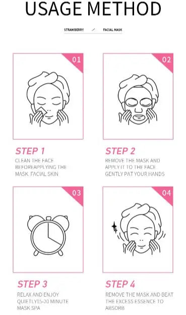BioAqua Rose Essence Facial Mask ��� Brighten & Hydrate Skin