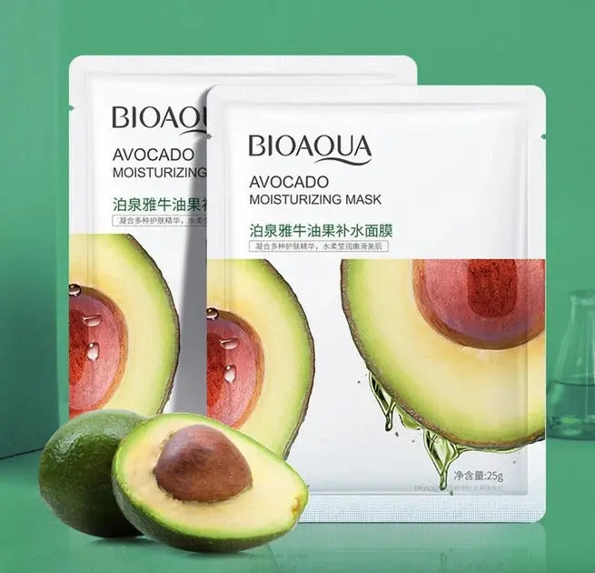 BioAqua Avocado Facial Mask - Essential fatty acids for dry skin care Pakistan