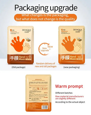 BioAqua Honey Hand Mask Packaging — Derma.pk Pakistan Hand Care Product
