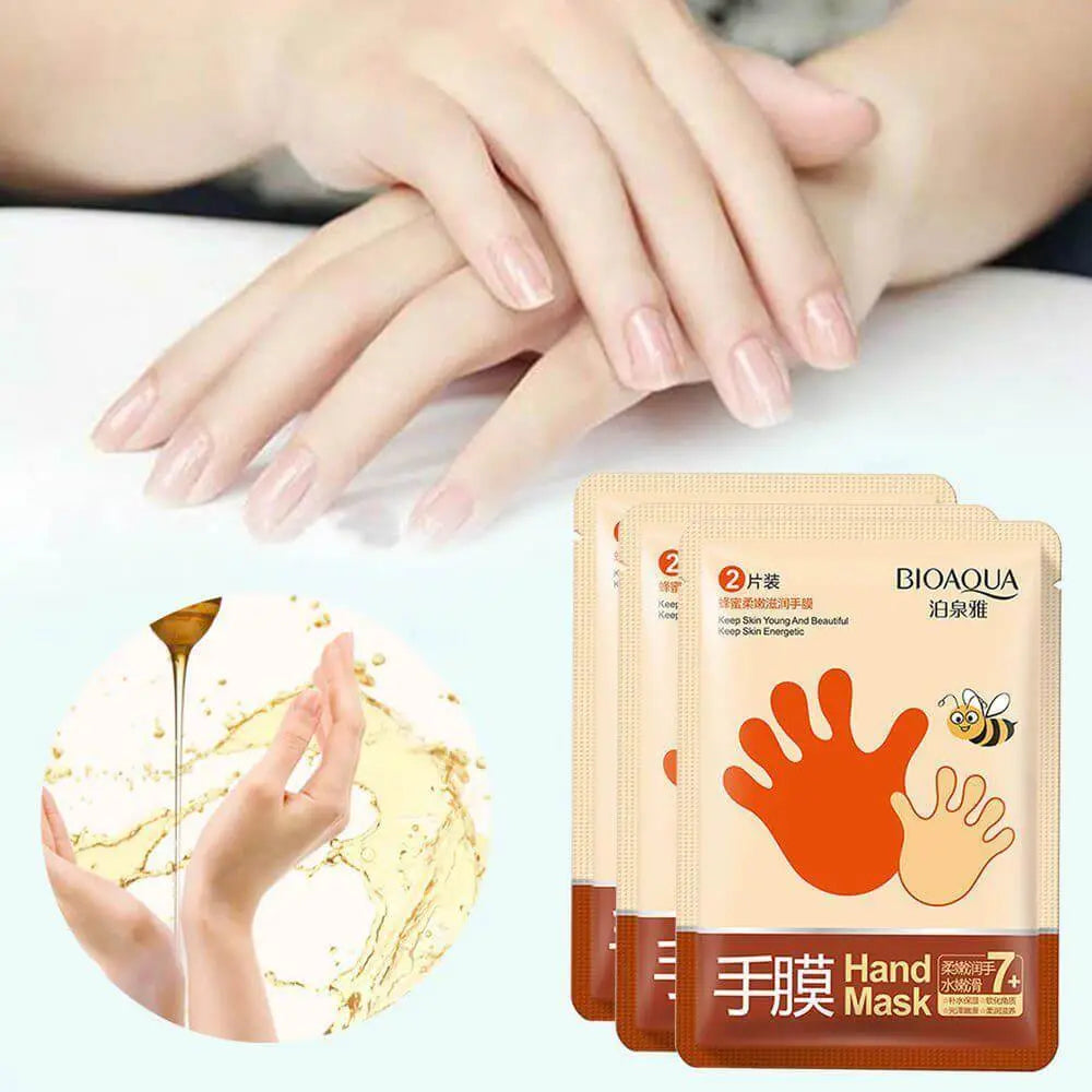 BioAqua Honey Hand Mask Results — Soft Smooth Hydrated Hands