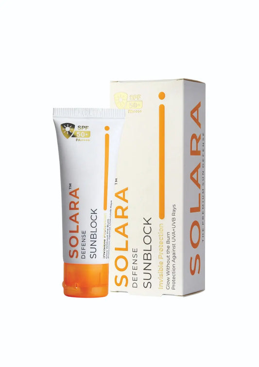 SOLARA DEFENSE Sunblock SPF50+ – Invisible UVA & UVB Protection