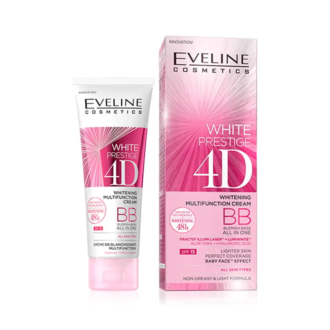 Eveline White Prestige 4D Brightening BB Cream Light – Natural Coverage Skincare