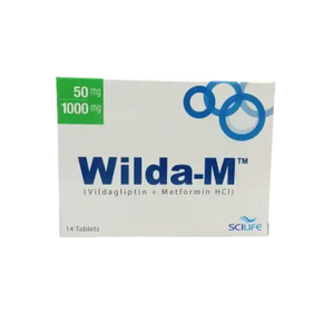 Wilda-M 50/1000mg — Vildagliptin & Metformin for Type 2 Diabetes