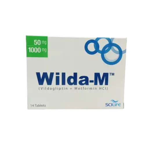 Wilda-M 50/1000mg — Vildagliptin & Metformin for Type 2 Diabetes – Available in Pakistan