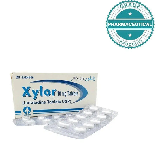 Xylor Tablets 10mg (Loratadine) - Pack of 20 – Buy Online in Pakistan | Derma.pk