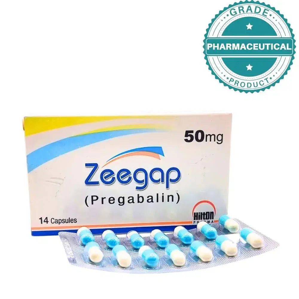 Zeegap Capsule (Pregabalin) 50mg Pack of 14 Capsules