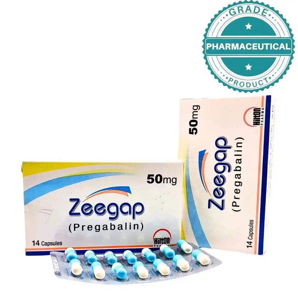 Zeegap Capsule (Pregabalin) 50mg Pack of 14 Capsules