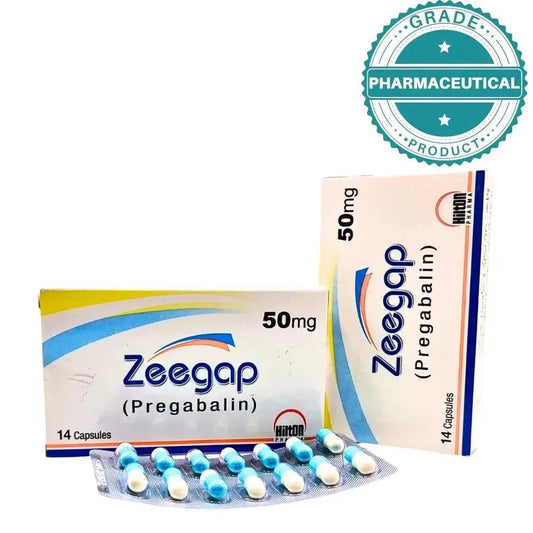 Zeegap Capsule (Pregabalin) 50mg Pack of 14 Capsules