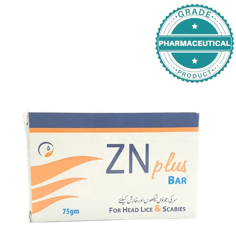 Derma Tecno ZN Plus bar treats scabies and nits 75g Pakistan