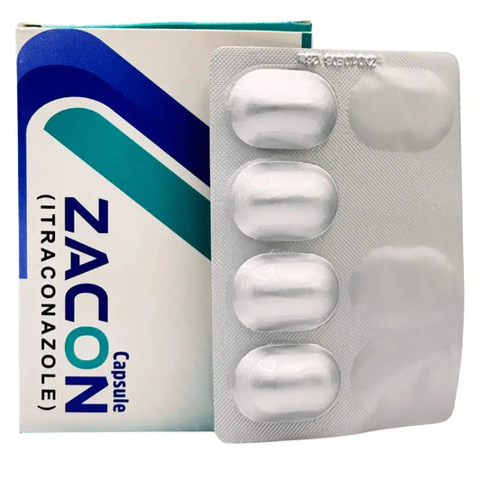 Zacon Capsules 100mg (Itraconazole) - Prescription Required |Tabros