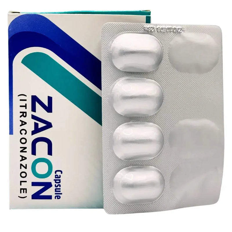 Zacon Capsules 100mg (Itraconazole) - Prescription Required |Tabros