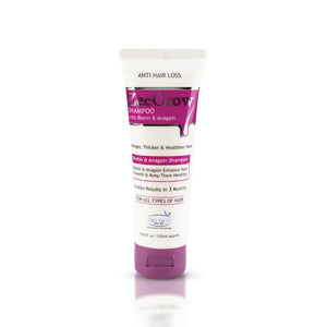 ZeeGrow Anti Hair Loss Shampoo – Strengthens Hair Roots – Available in Pakistan