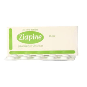 Ziapine Quetiapine 25mg Tablet