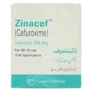Zinacef 750mg IM/IV Injection (GSK) - Buy Online at derma.pk