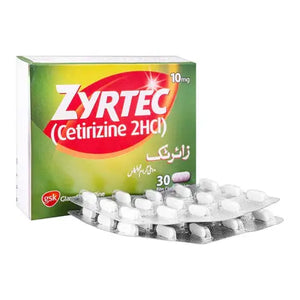 Zyrtec Tablets 10Mg – Cetirizine Dihydrochloride for Allergy Relief