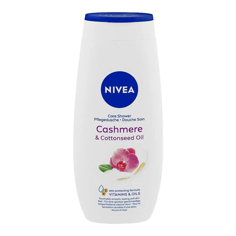Nivea Cashmere & Cotton Seed Oil Care Shower Cream, For Soft Skin, 250ml – Available in Pakistan