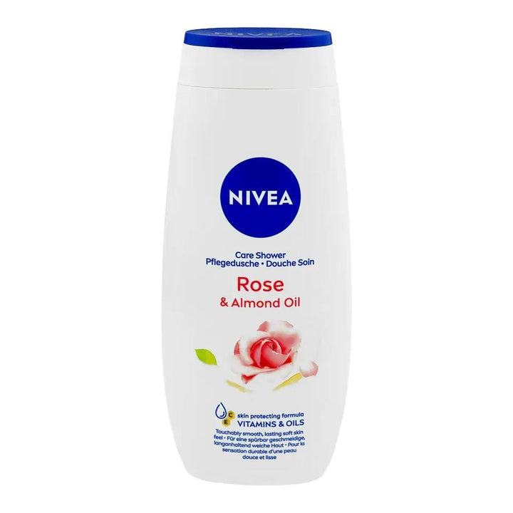 Nivea Rose & Almond Oil Shower Cream, For Soft Skin, 250ml