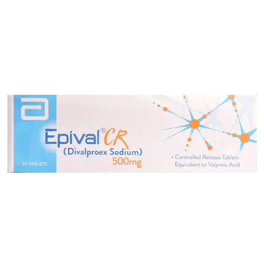 Epival CR 500mg Tablet – Divalproex Sodium Controlled Release – Available in Pakistan