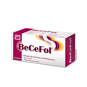 Becefol 60s Tablets – B-Complex & Multivitamin Supplement – View Product Detail