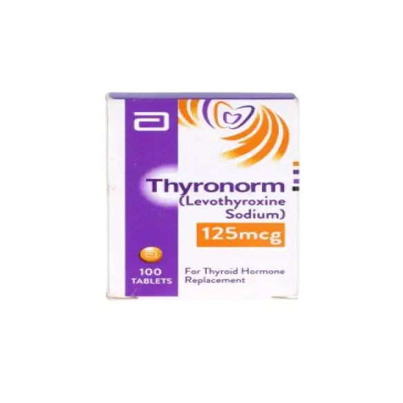 Thyronorm 125mcg Tablets — Levothyroxine for Hypothyroidism