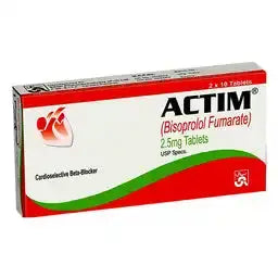 Actim Tablet 2.5mg 10’s – Hypertension Treatment and Heart Health