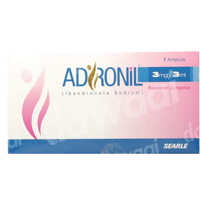 Adronil 3mg/3ml Injection – Ibandronate Sodium for Osteoporosis Treatment