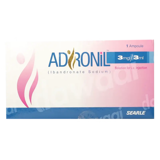 Adronil 3mg/3ml Injection - Ibandronate for Osteoporosis – Available in Pakistan