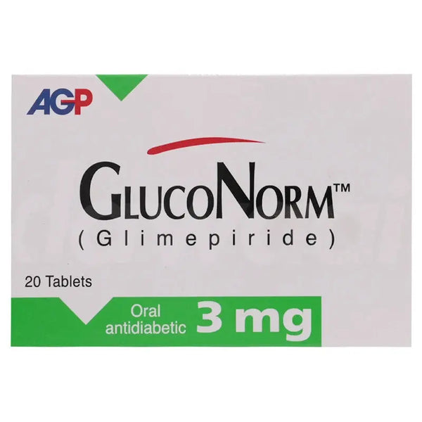 Gluconoram 3mg (20's) Tablets AGP