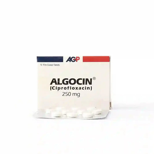 Ciprofloxacin tablets (Algocin Tablets 250mg ) - 10 Tablets | derma.pk