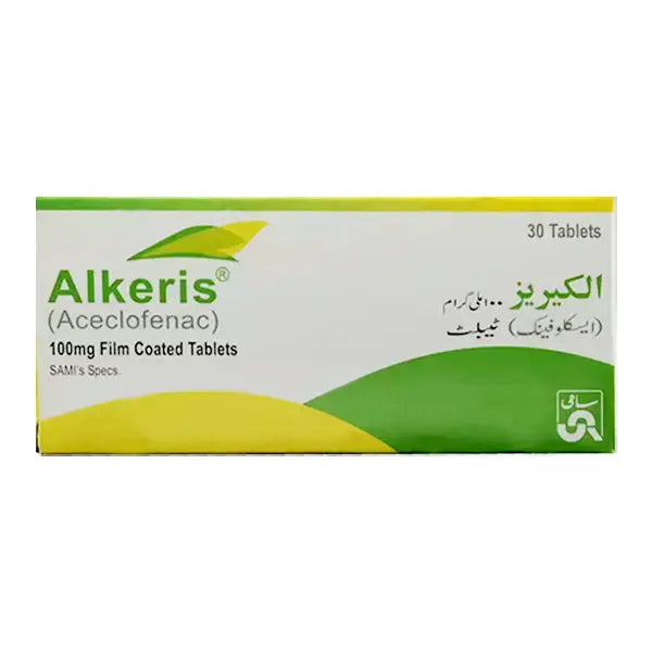 Alkeris 100mg Tablets 30s – Aceclofenac for Joint Pain & Inflammation