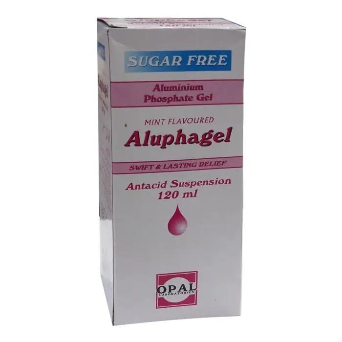 Aluphagel 120ml Syrup – Aluminium Hydroxide Antacid for Heartburn & Acidity