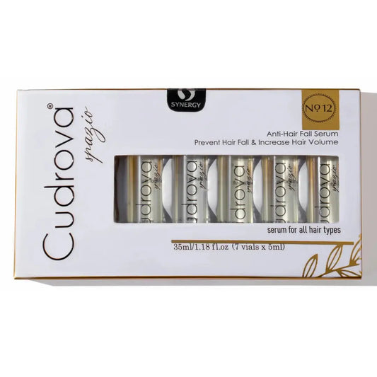 Cudrova Spazio Anti-Hair Fall Serum for All Hair Types (35ml - 7 Vials) - Made in Canada