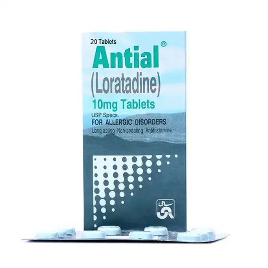 Antial 10mg Tablets (20s) – Loratadine for Allergy, Sneezing, and Itching Relief