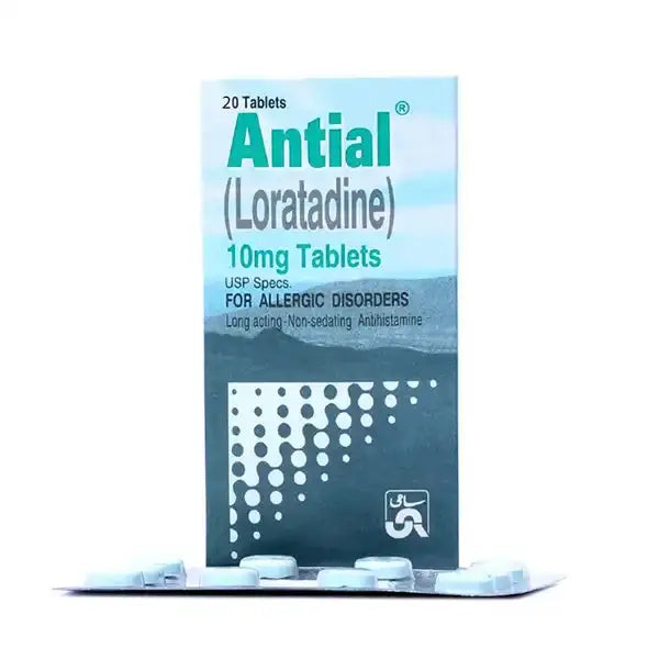 Antial 10mg Tablets 20s – Loratadine for Allergy, Sneezing & Itching Relief