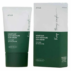 Anua Heartleaf Silky Moisture Sun Cream SPF 50+ PA++++ 50ml