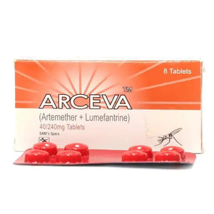 Arceva 40/240mg Tablets — Artemether & Lumefantrine for Malaria