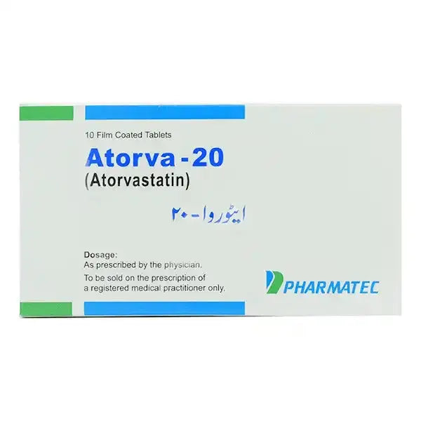 Atorva 20mg Tablets