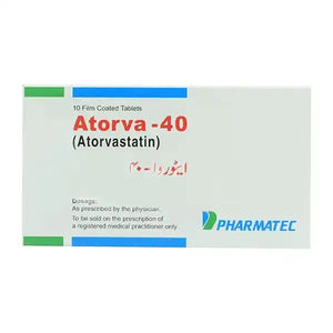 Atorva 40mg Tablets — High-Strength Atorvastatin Statin for Intensive Cholesterol Management Pakistan