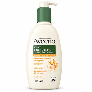 Aveeno Daily Moisturising Yogurt Body Cream Apricot & Honey 300ml