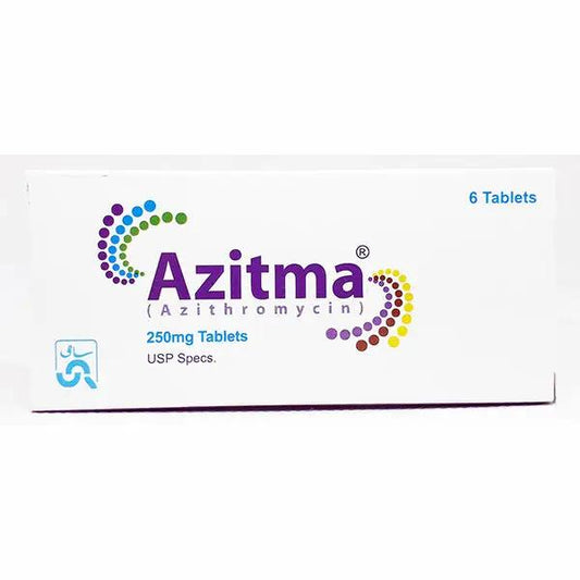 Azitma 250mg Tablets 12s – Azithromycin for Bacterial Infections and Respiratory Relief