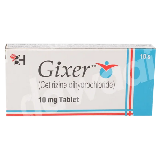 Gixer 10mg Tablets – Allergy Relief & Antihistamine