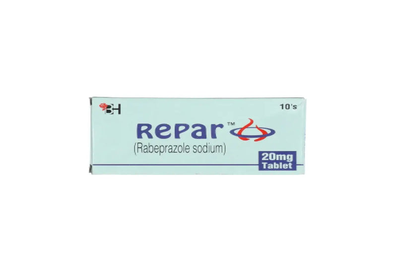 Repar 20mg Tablets – Rabeprazole for Acidity & Ulcers