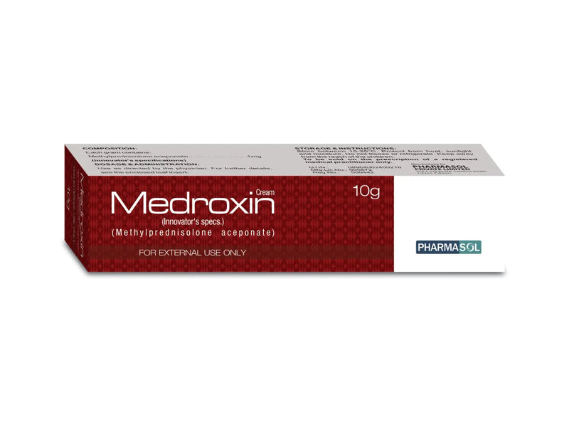 Medroxin Cream – Methylprednisolone Aceponate 1mg | Topical Steroid for Eczema & Dermatitis