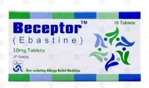 Beceptor 10mg Tablets — Ebastine for Allergy and Itching Relief
