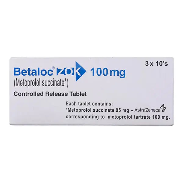 Betaloc Zok 100mg Tab