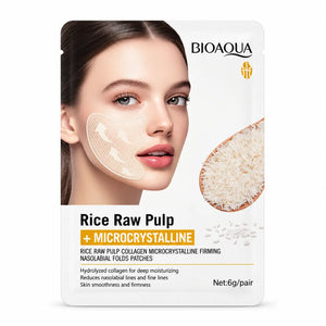 Bioaqua Rice Raw Pulp + Microcrystalline Firming Nasolabial Folds Patches